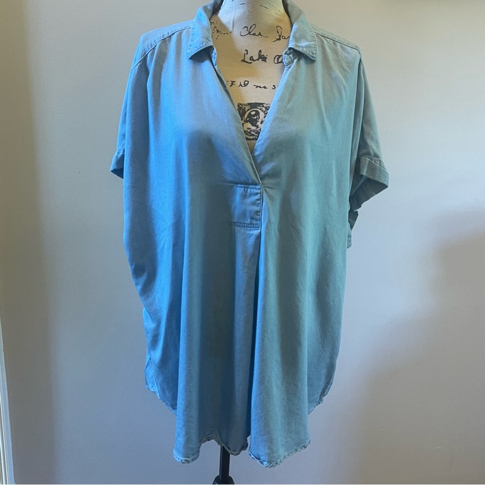 Chambray Top